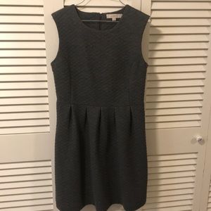 Grey Quilted LOFT Dress